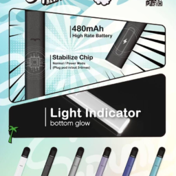 SPUMY 冰熊五代機 四、五、六代煙彈完美全通用 綻放極致兼容實力 480mAh 超大能量核心，結合雙檔功率調節精準控溫 台灣現貨